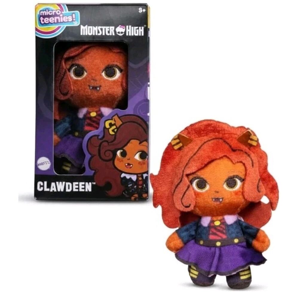 Monster High Clawdeen Wolf Mirco Teenies Mini Plush Toy